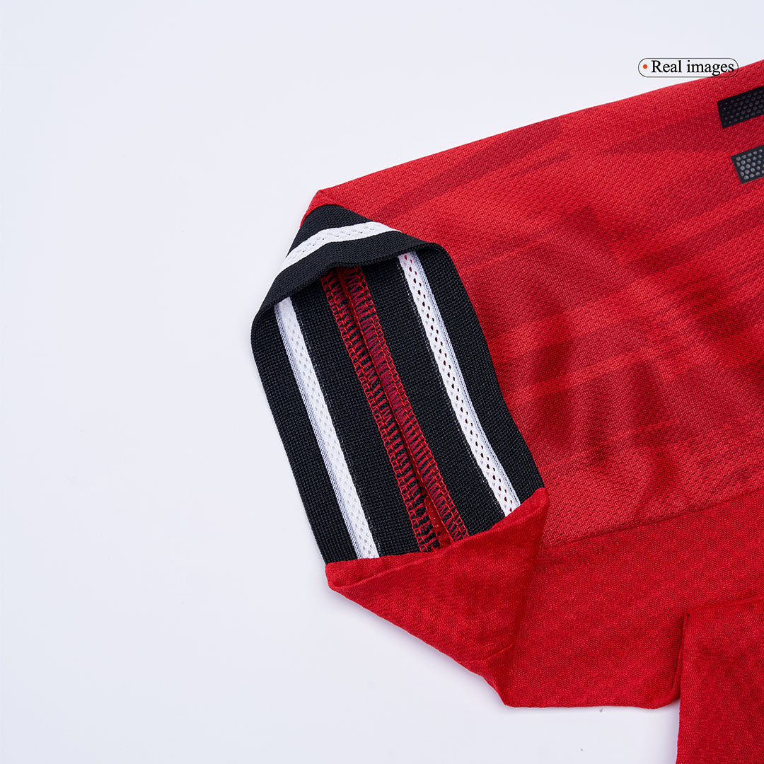 Camiseta Auténtica B.FERNANDES #8 Manchester United 2025/26 Primera Equipación-Versión Jugador