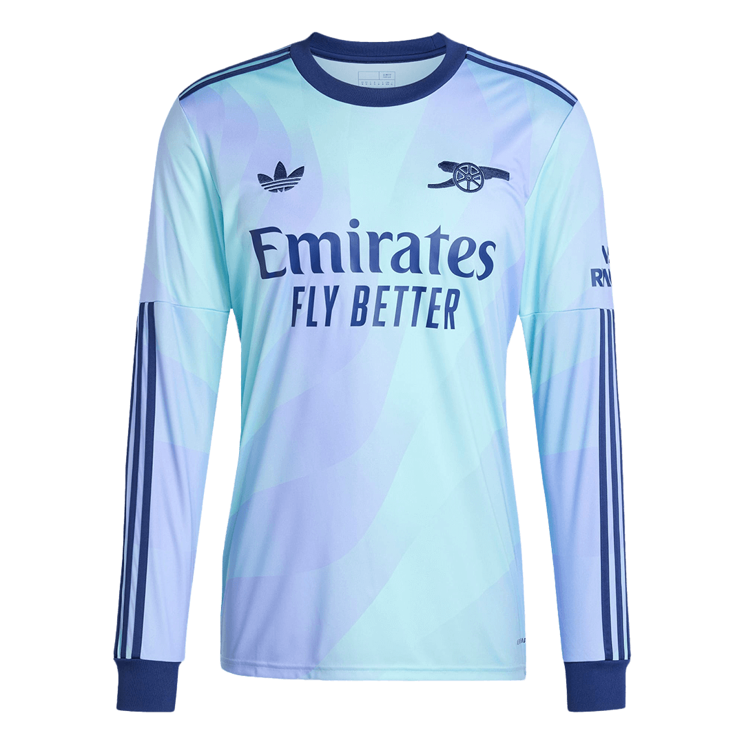 Camiseta Manga Larga Arsenal 2024/25 Tercera Equipación Hombre-Versión Hincha
