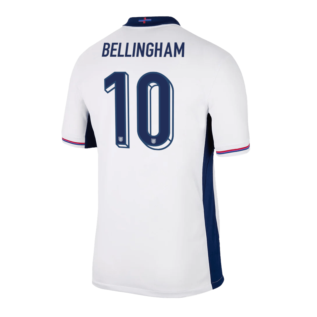 Camiseta BELLINGHAM #10 Inglaterra Euro 2024 Primera Equipación Local Hombre-Versión Hincha