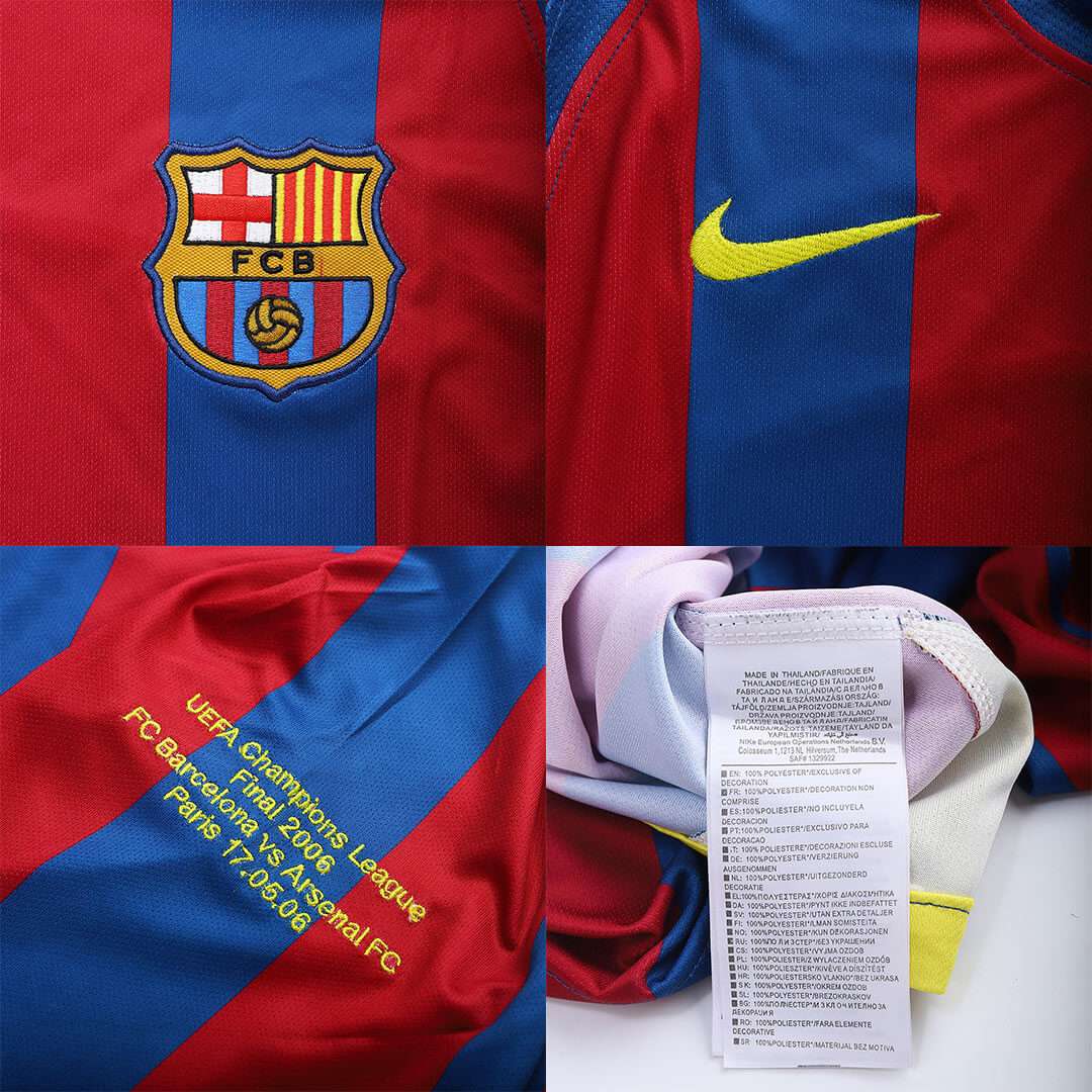 UCL Camiseta Retro 2005/06 MESSI #30 Barcelona Primera Equipación