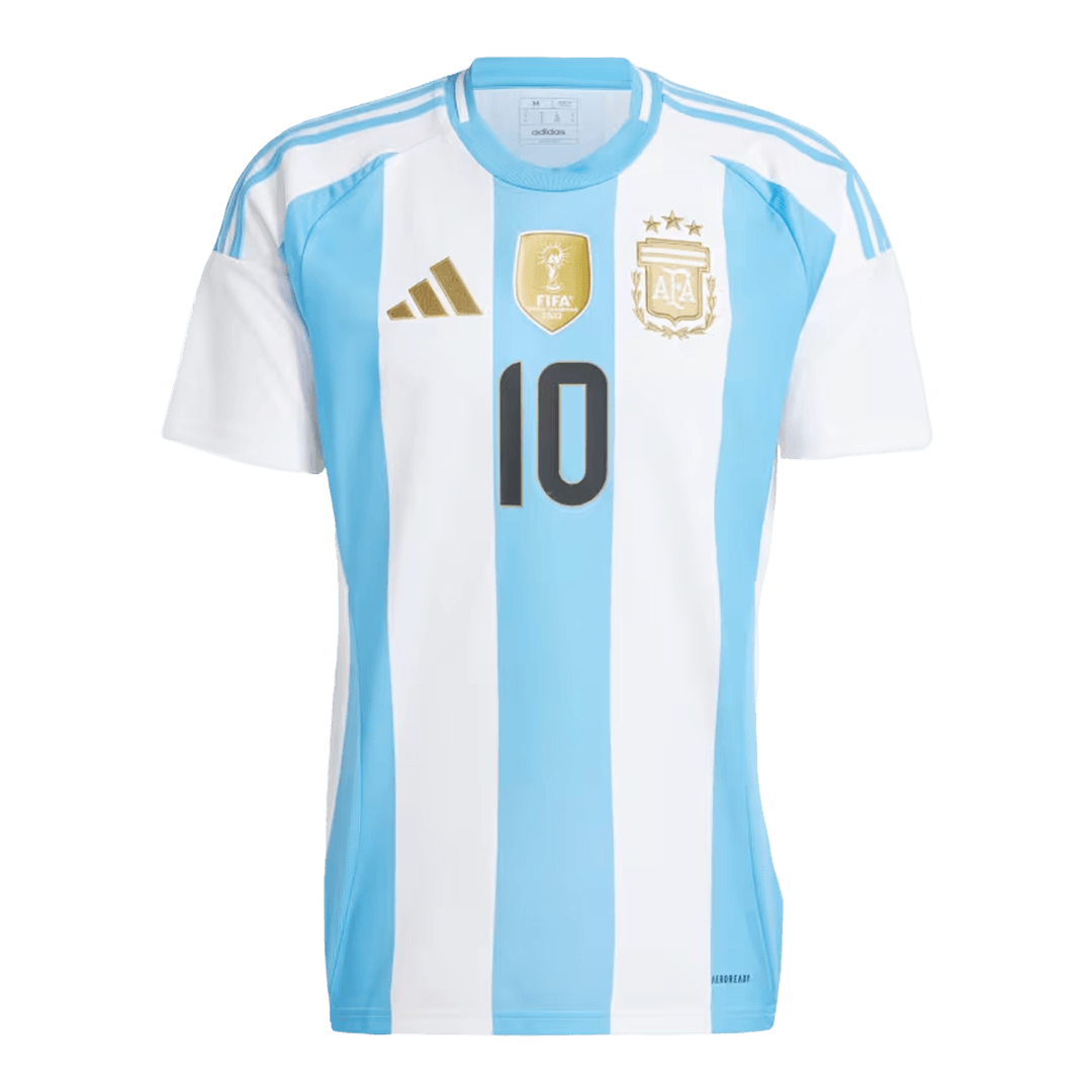 Camiseta MESSI #10 Argentina 2024 Primera Equipación Hombre-Versión Hincha