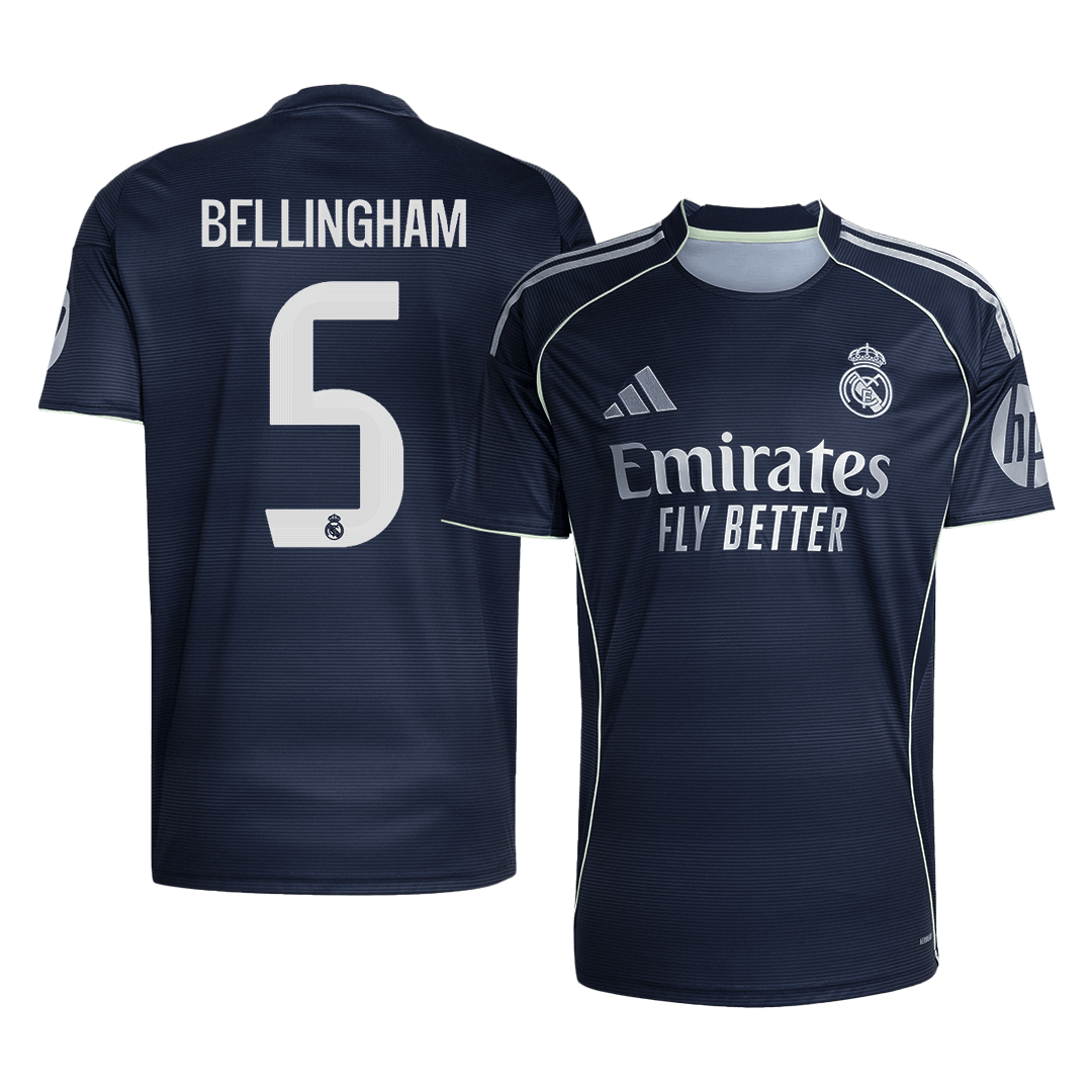 Camiseta BELLINGHAM #5 Real Madrid 2025/26 Segunda Equipación-Versión Hincha