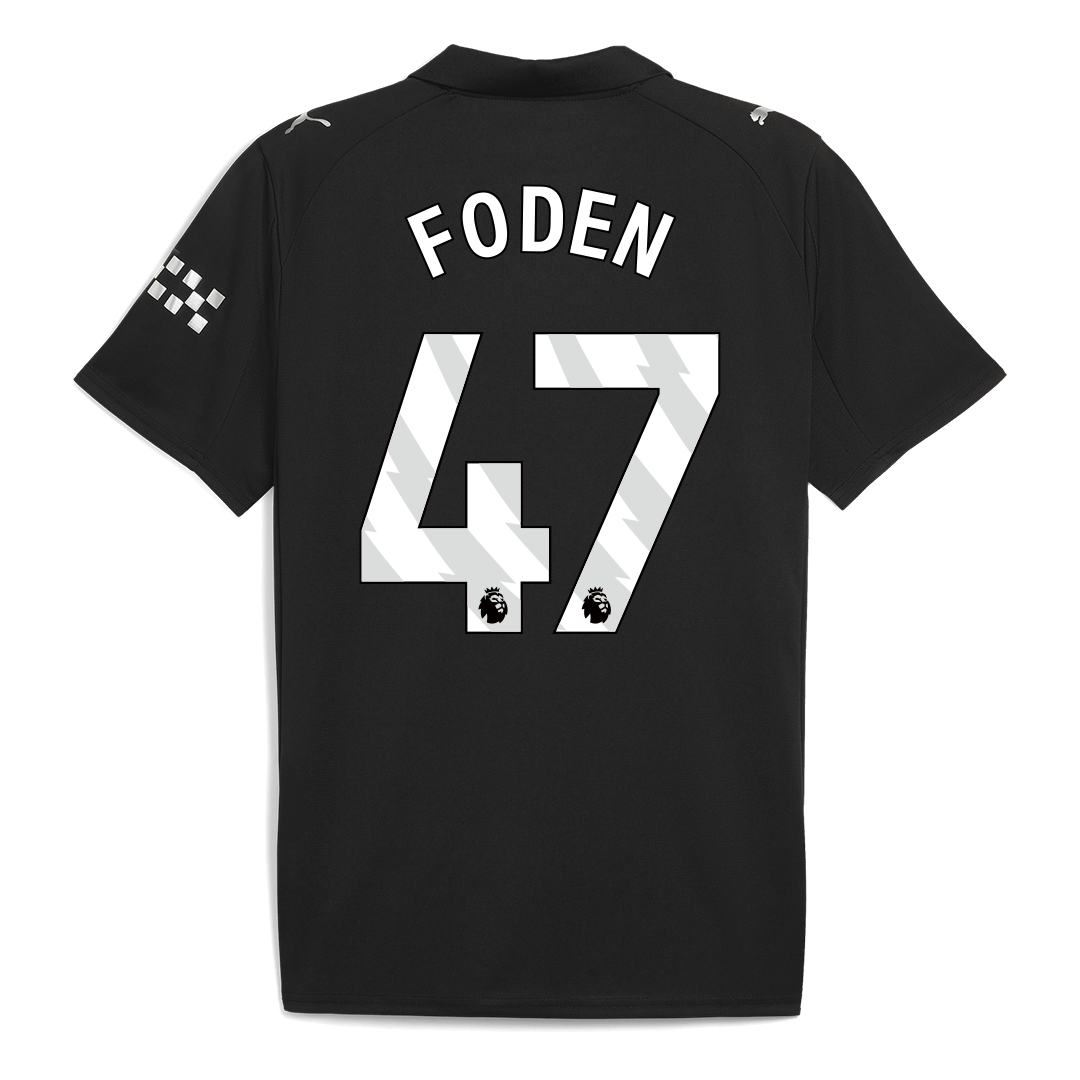 Camiseta FODEN #47 Manchester City 2025/26 Segunda Equipación-Versión Hincha