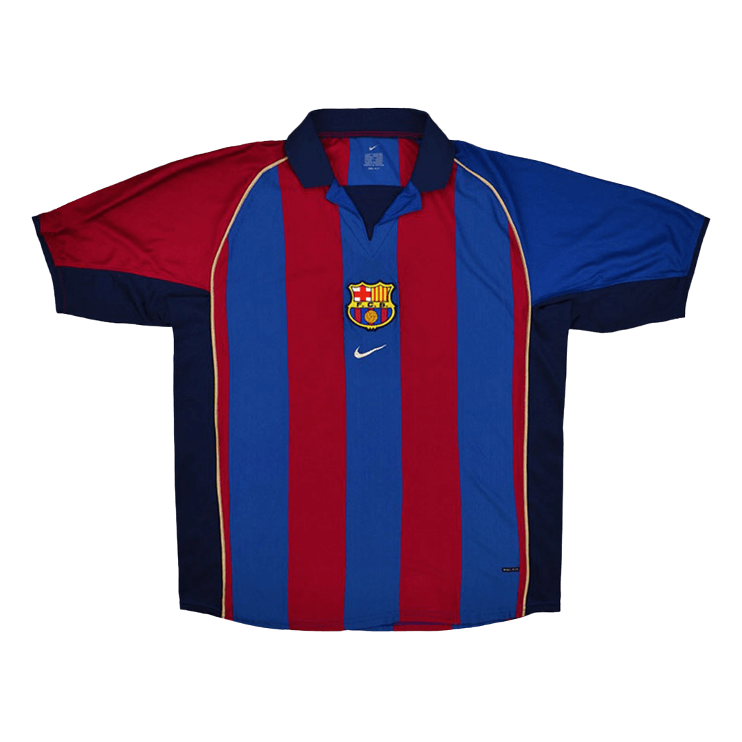 Camiseta Retro 2001/02 Barcelona Primera Equipación