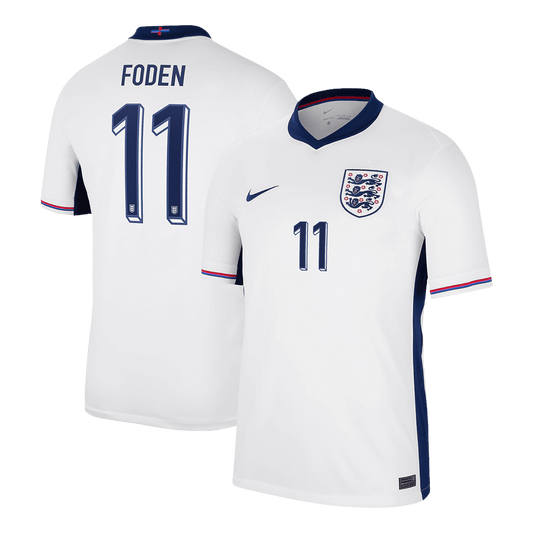 Camiseta FODEN #11 Inglaterra Euro 2024 Primera Equipación Local Hombre-Versión Hincha