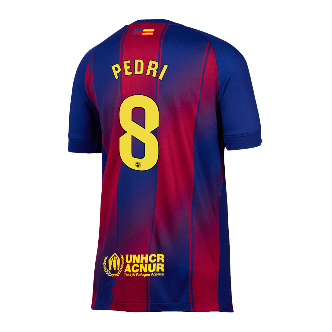 Camiseta PEDRI #8 Barcelona 2025/26 Primera Equipación-Versión Hincha