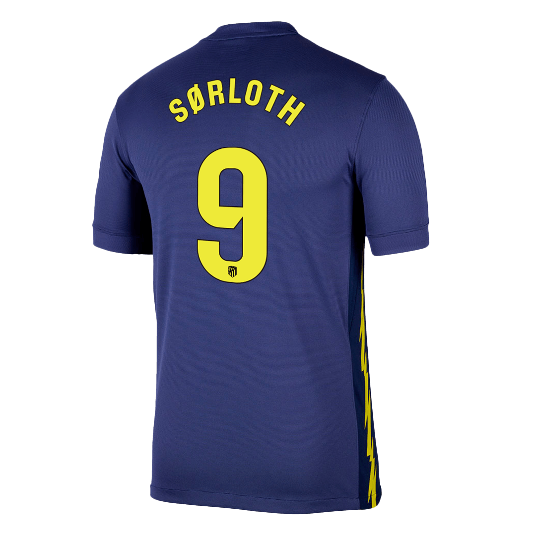 Camiseta Sørloth #9 Atletico Madrid 2025/26 Segunda Equipación - Versión Hincha - imagen 11