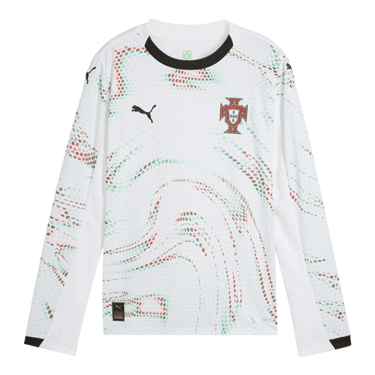 Camiseta Manga Larga Portugal 2025 Segunda Equipación Hombre-Versión Hincha