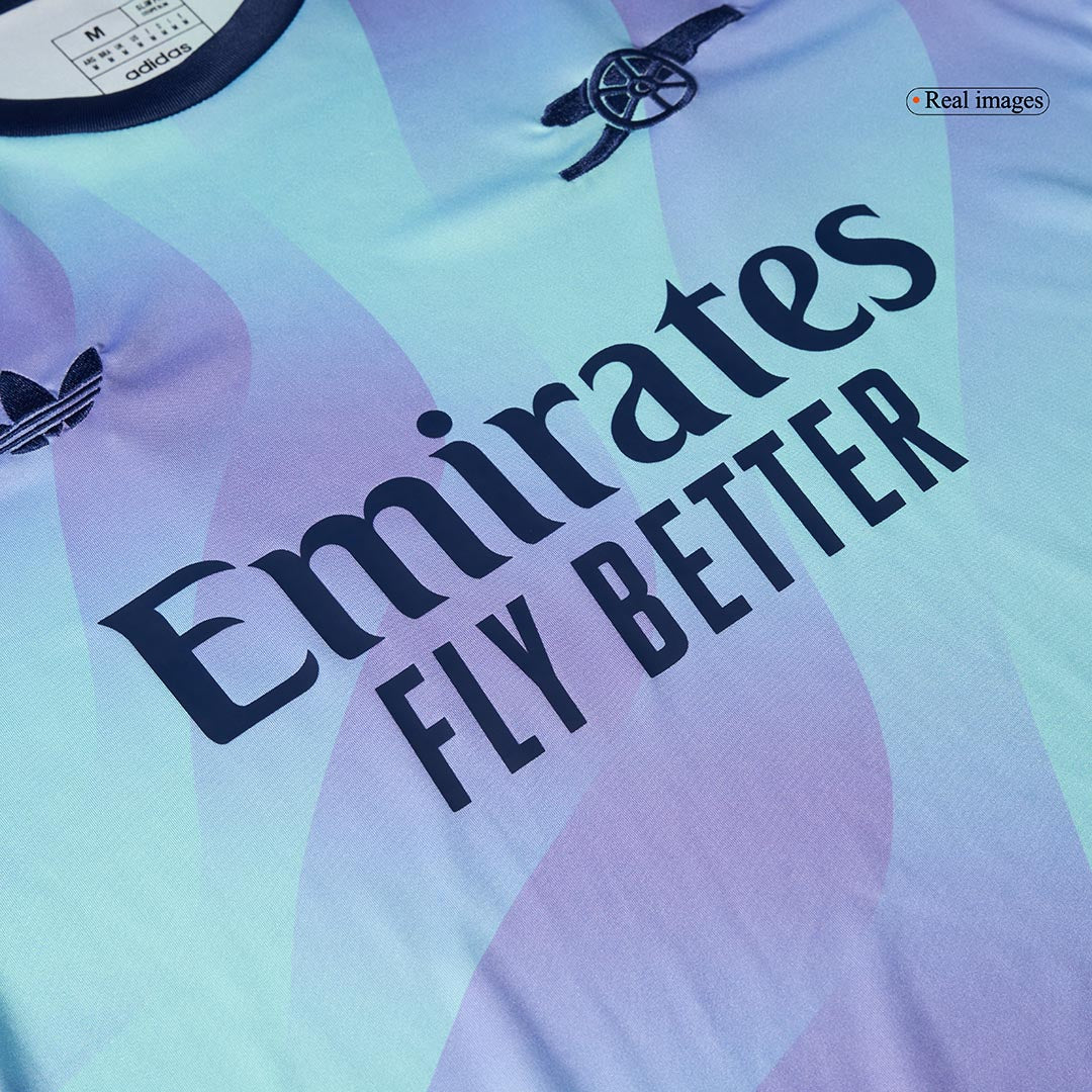 Camiseta Manga Larga Arsenal 2024/25 Tercera Equipación Hombre-Versión Hincha