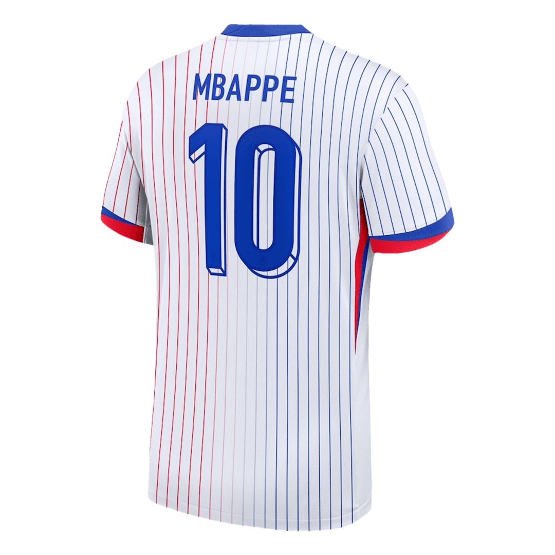Camiseta MBAPPE #10 Francia Euro 2024 Segunda Equipación Hombre-Versión Hincha