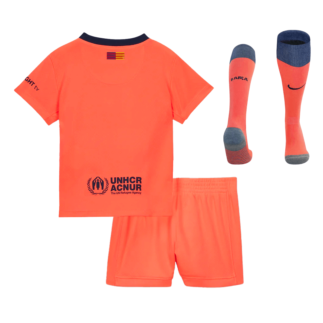 Conjunto Infantil Completo Barcelona 2025/26 Tercera Equipación