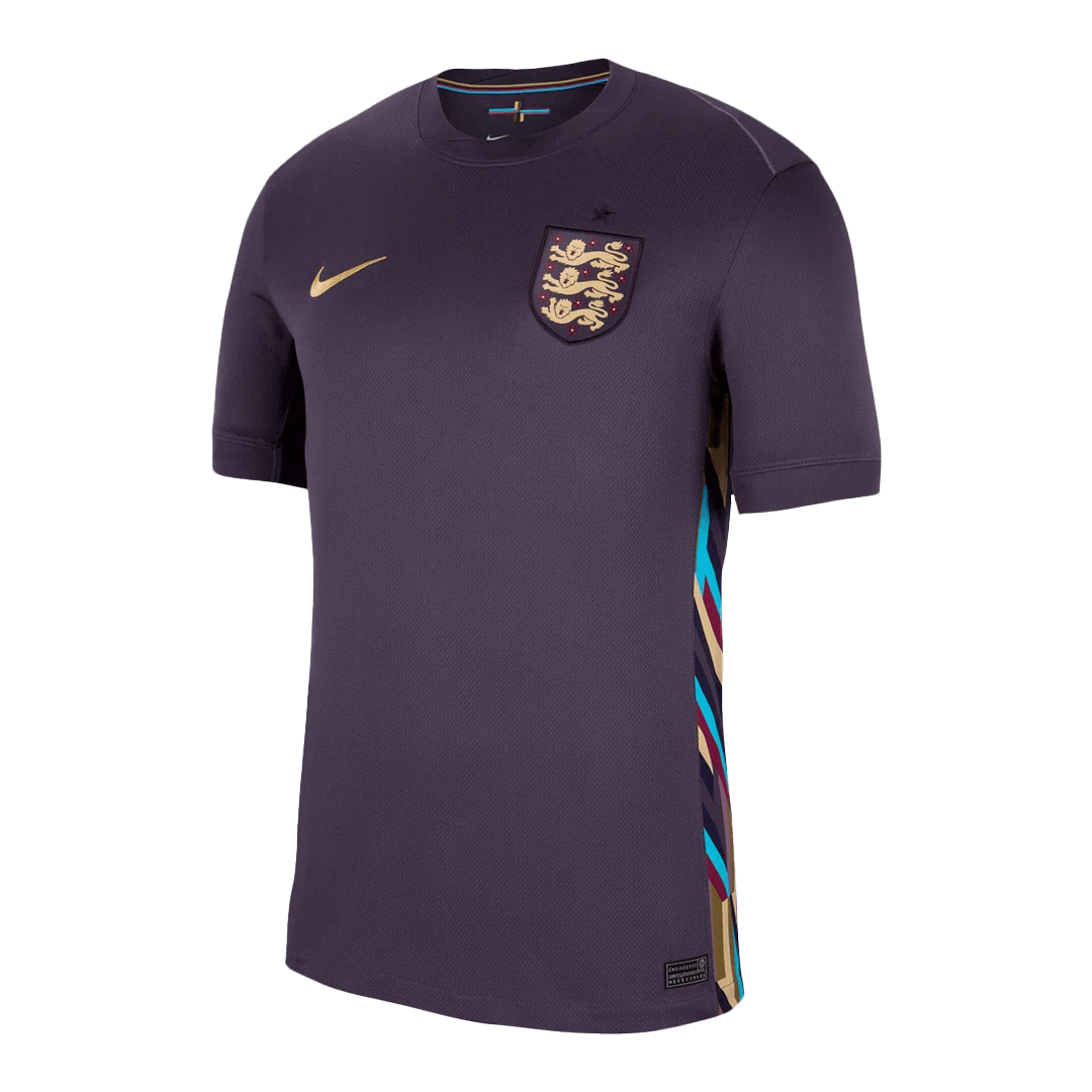 Camiseta Inglaterra Euro 2024 Segunda Equipacion Visitante Hombre-Versión Hincha