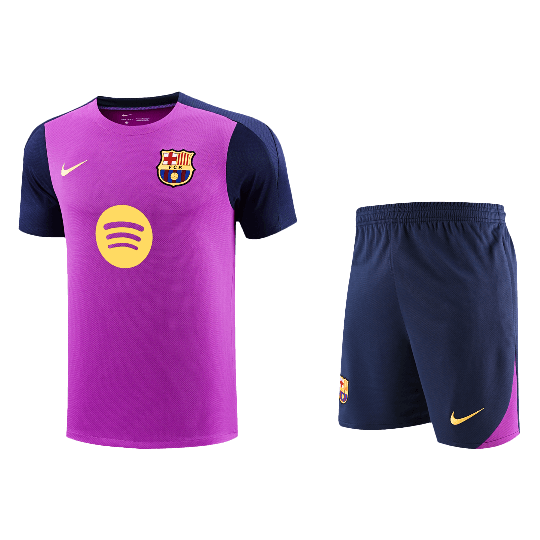 Conjunto Barcelona 2025/26 Pre-Partido Entrenamiento Hombre - Versión Hincha