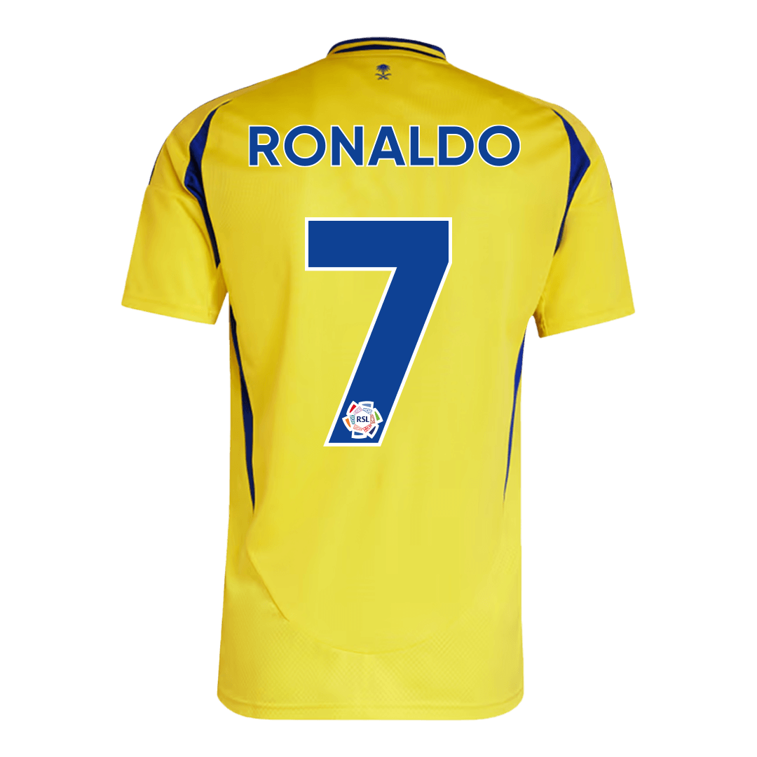 Camiseta RONALDO #7 Al Nassr 2024/25 Primera Equipación - Versión Hincha