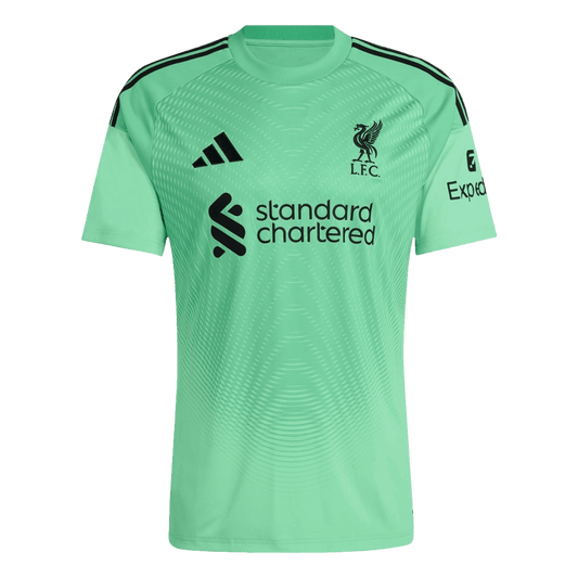 Liverpool Goalkeeper Soccer Jersey 25/26 Green