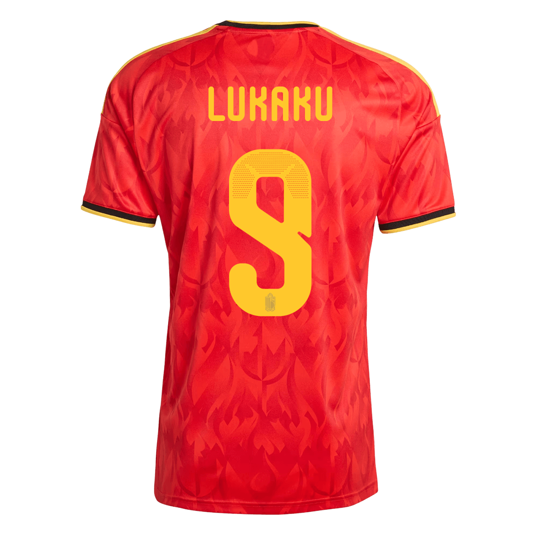 Camiseta Lukaku #9 Bélgica 2026 Primera Equipación Copa del Mundo - Versión Hincha - Vista 8