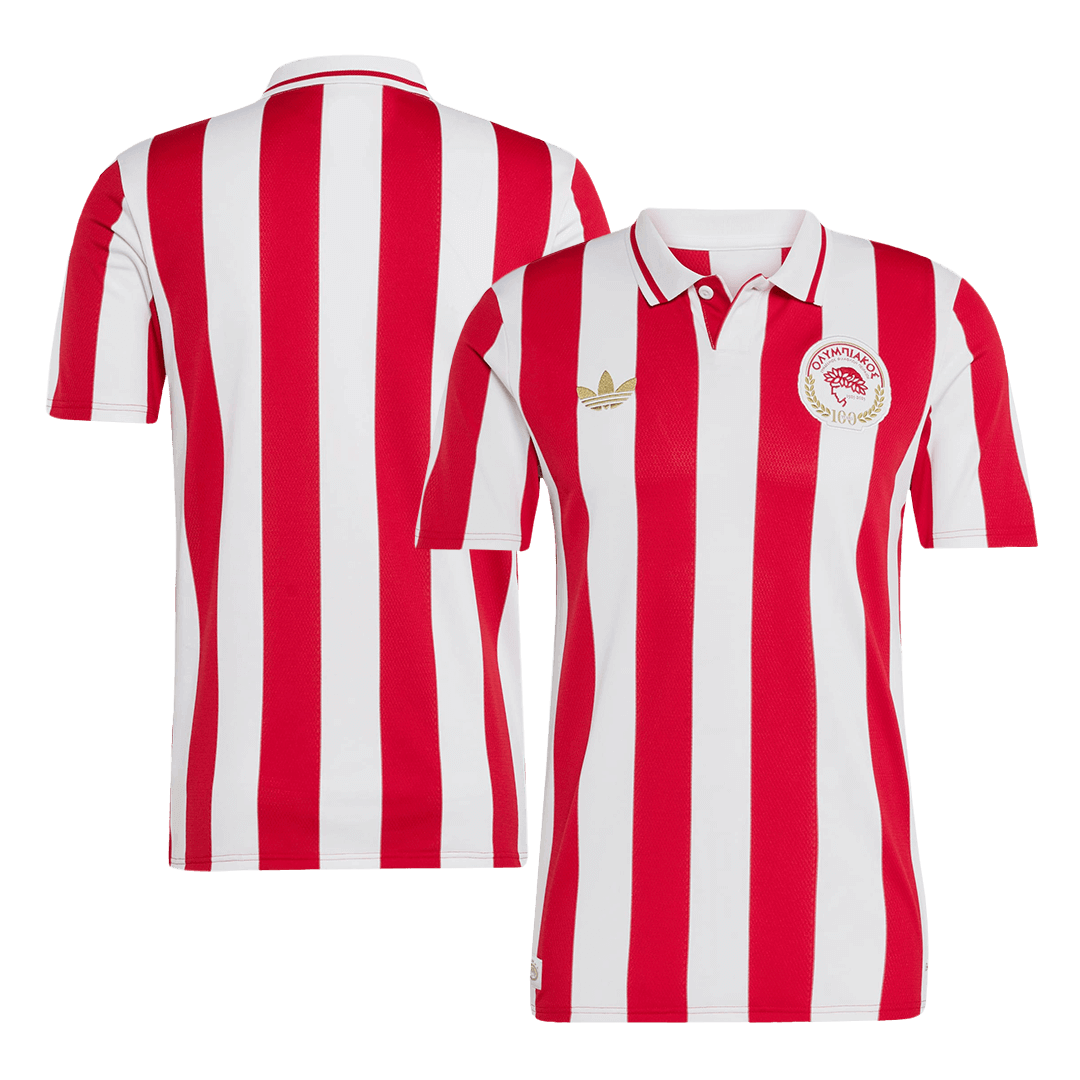 Camiseta Olympiakos Aniversario de 100 Años 2024/25 Hombre - Versión Hincha