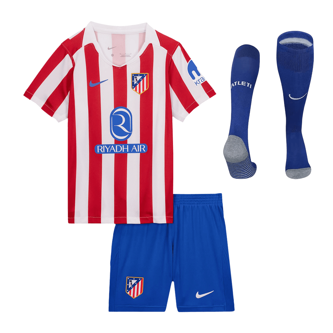 Conjunto Infantil Completo Atletico de Madrid 2025/26 Primera Equipación Kids