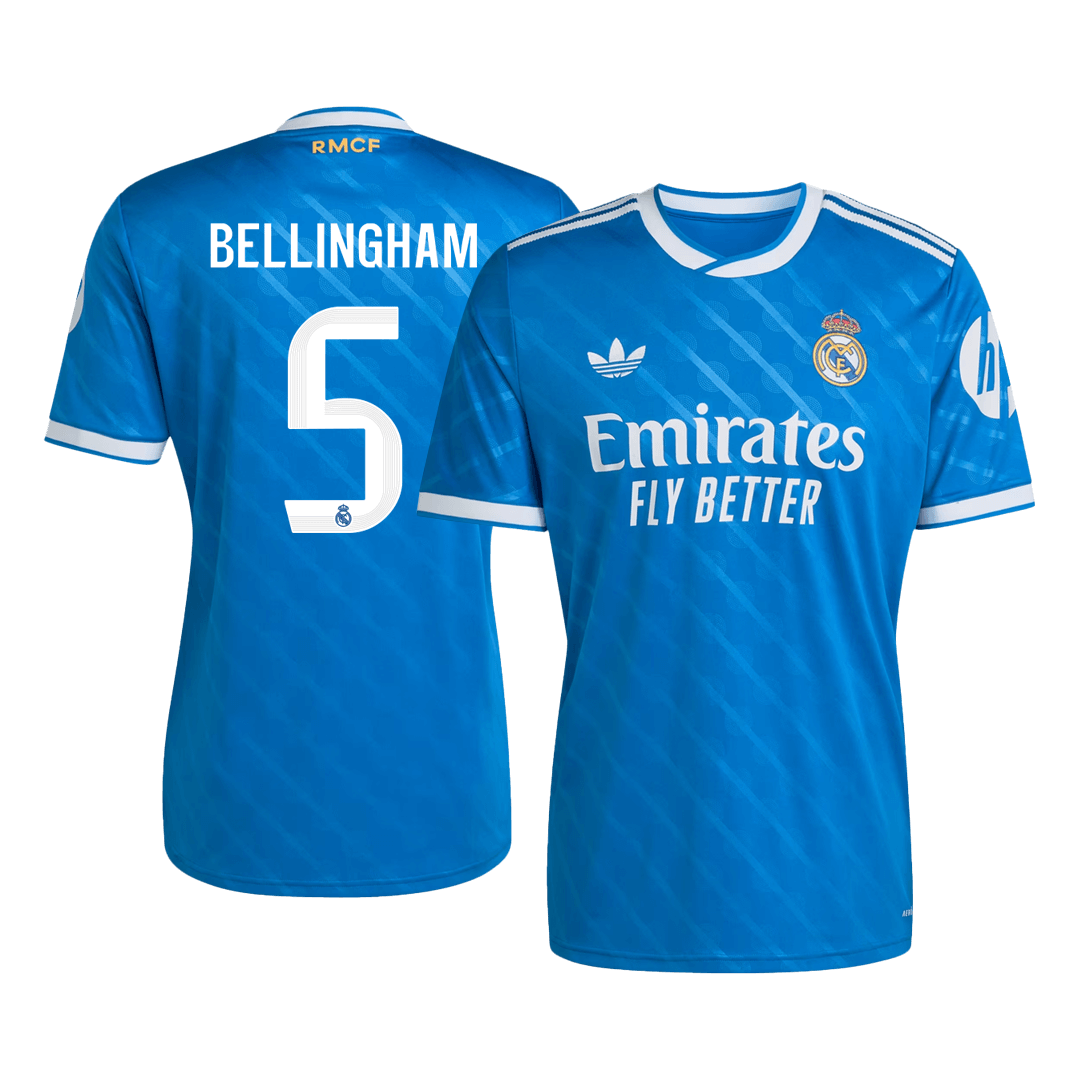 Camiseta BELLINGHAM #5 Real Madrid 2025/26 Tercera Equipación-Versión Hincha