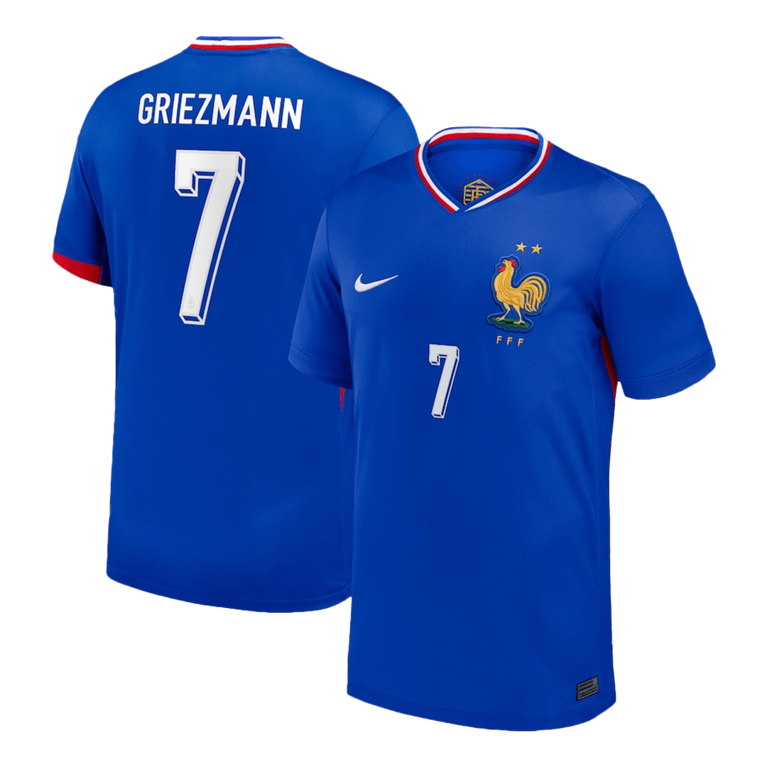 Camiseta GRIEZMANN #7 Francia Euro 2024 Primera Equipación Hombre-Versión Hincha