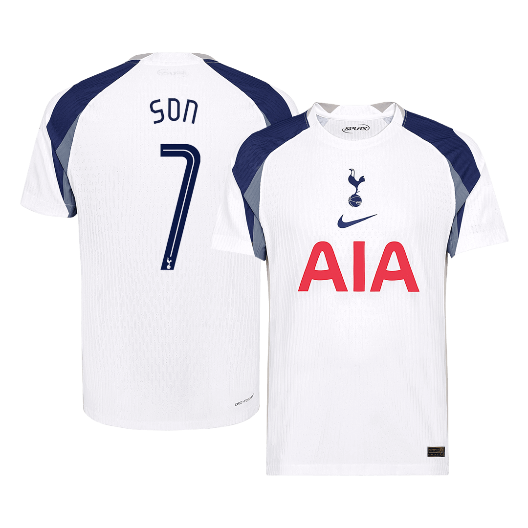 UCL Camiseta SON #7 Tottenham Hotspur 2025/26 Primera Equipación - Versión Jugador