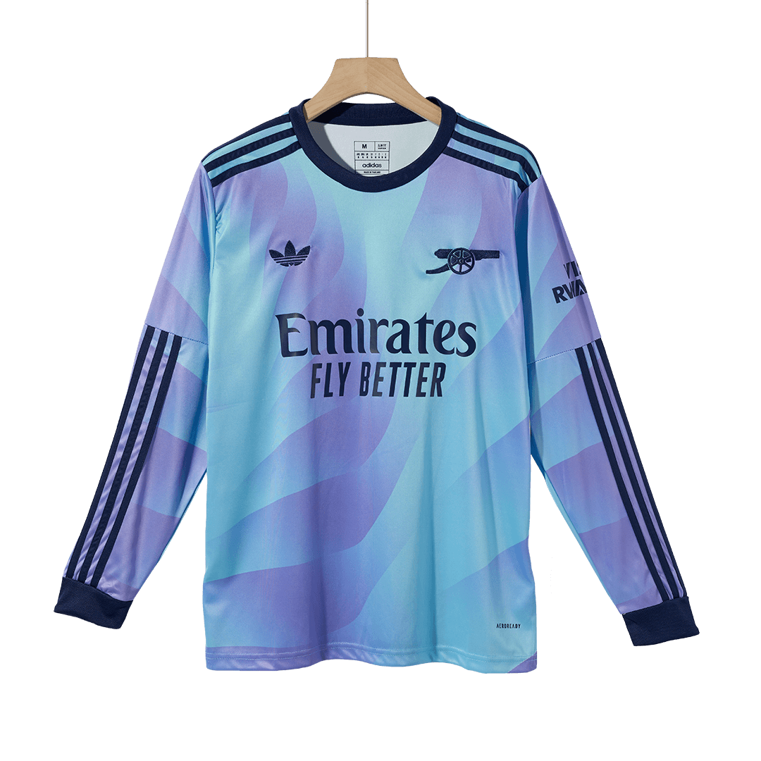 Camiseta Manga Larga Arsenal 2024/25 Tercera Equipación Hombre-Versión Hincha