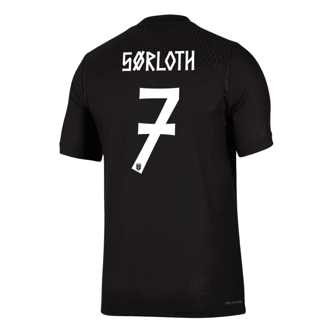 Camiseta Auténtica SØRLOTH #7 Norway 2026 Segunda Equipación Copa del Mundo -Versión Jugador