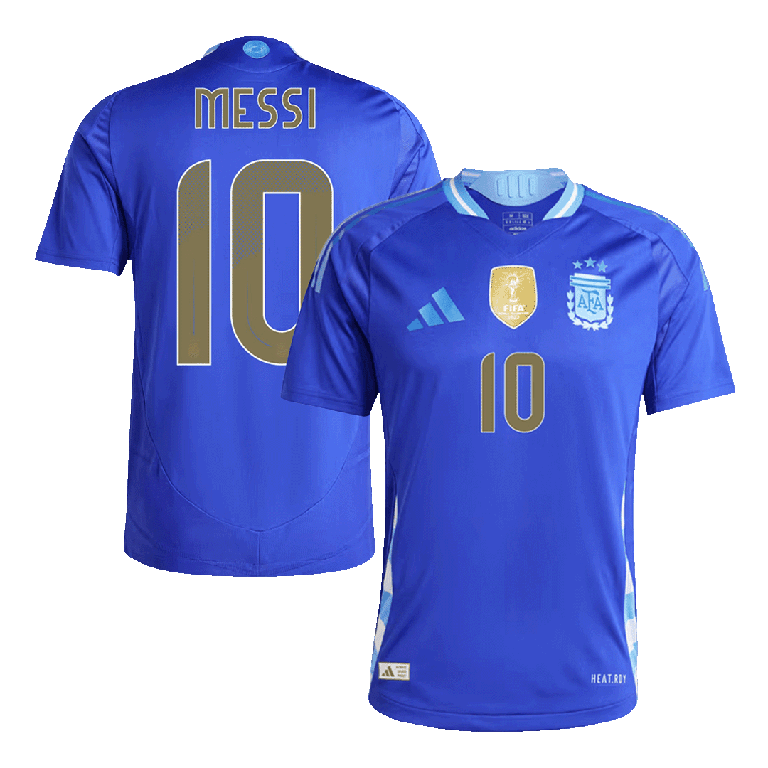 Camiseta Messi #10 Argentina 2024 Segunda Equipación Hombre-Versión Jugador