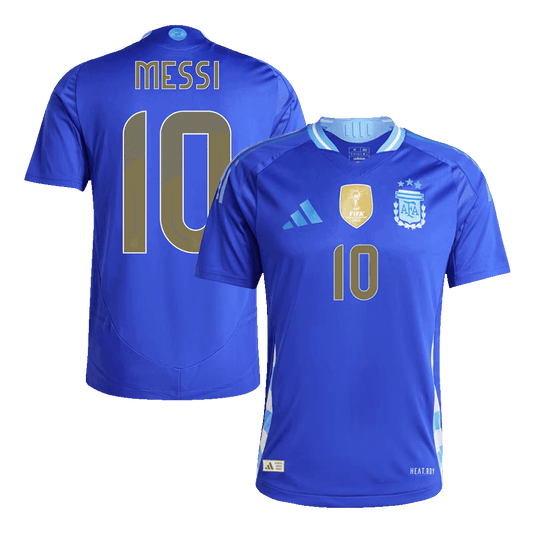 Camiseta Messi #10 Argentina 2024 Segunda Equipación Hombre-Versión Jugador