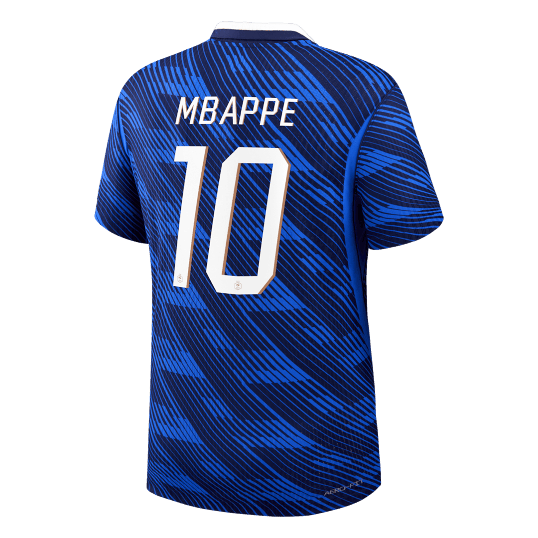 Camiseta Auténtica Mbappe #10 Francia 2026 Primera Equipación Copa del Mundo - Versión Jugador - Vista 8