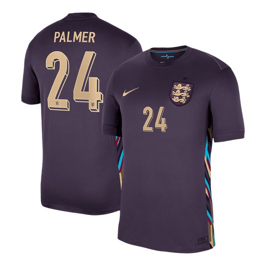 Camiseta PALMER #24 Inglaterra Euro2024 Segunda Equipación Visitante Hombre-Versión Hincha