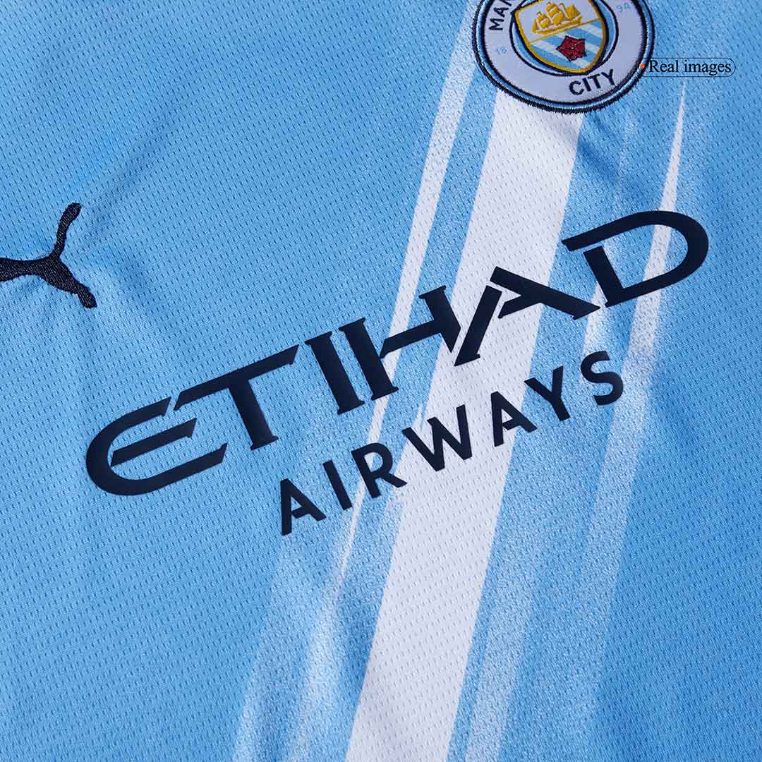 Miniconjunto Manchester City 2025/26 Local Niño (Camiseta + Pantalón Corto)