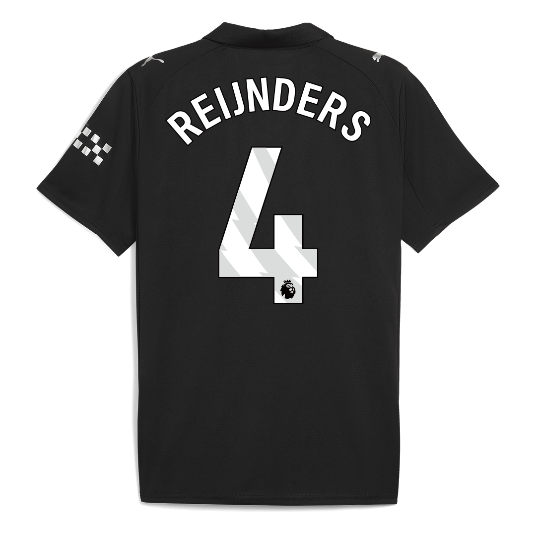 Camiseta REIJNDERS #4 Manchester City 2025/26 Segunda Equipación - Versión Hincha