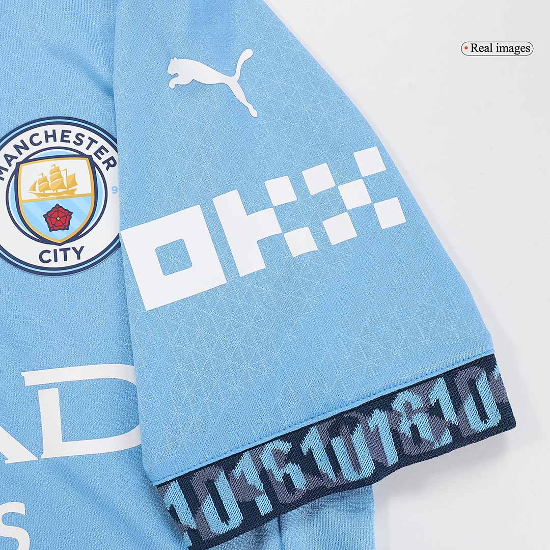 Camiseta Manchester City 2024/25 Primera Equipación - Versión Jugador