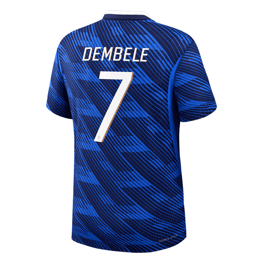Camiseta Auténtica Dembele #7 Francia 2026 Primera Equipación Copa del Mundo - Versión Jugador - Vista 8