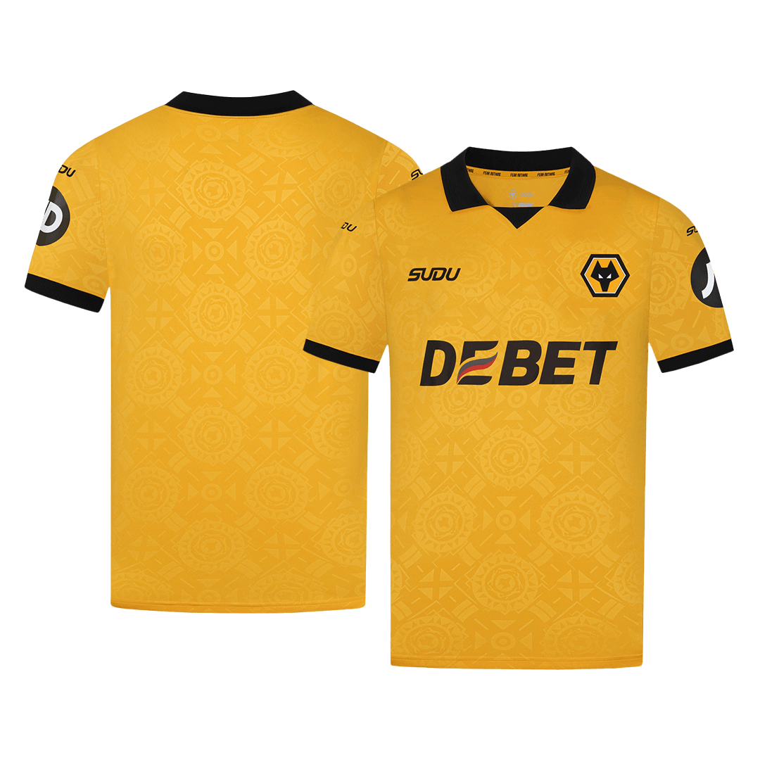 Camiseta Wolverhampton Wanderers 2025/26 Primera Equipación Hombre - Versión Hincha
