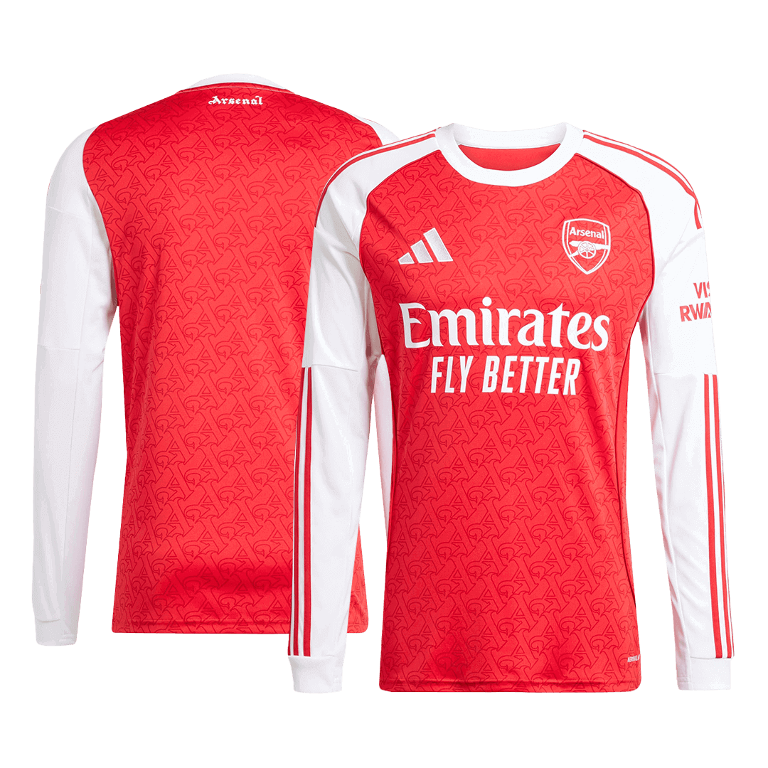 Camiseta Manga Larga Arsenal Primera Equipación 2025/26-Versión Hincha