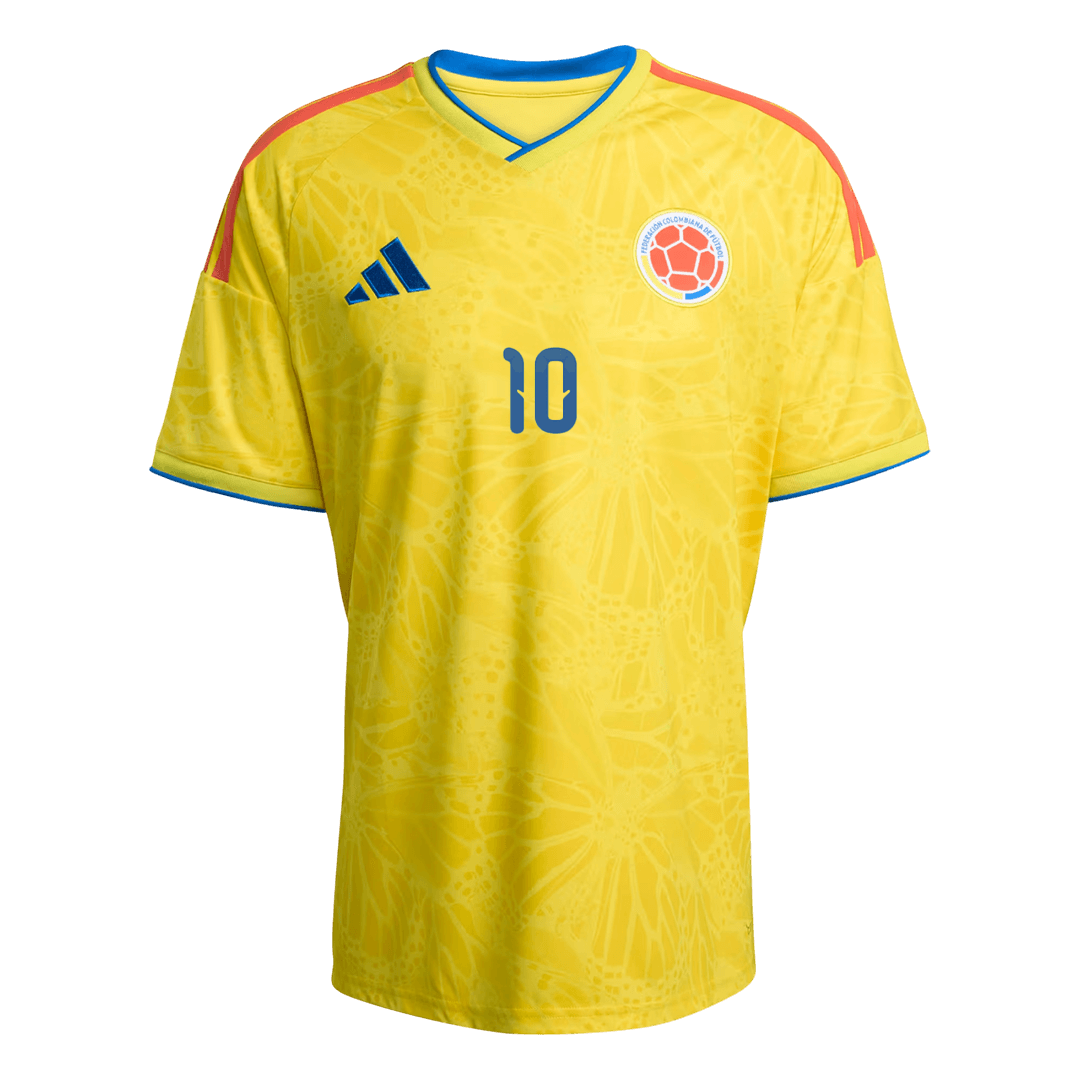 Camiseta James #10 Colombia 2026 Primera Equipación Copa del Mundo - Versión Hincha - Vista 2