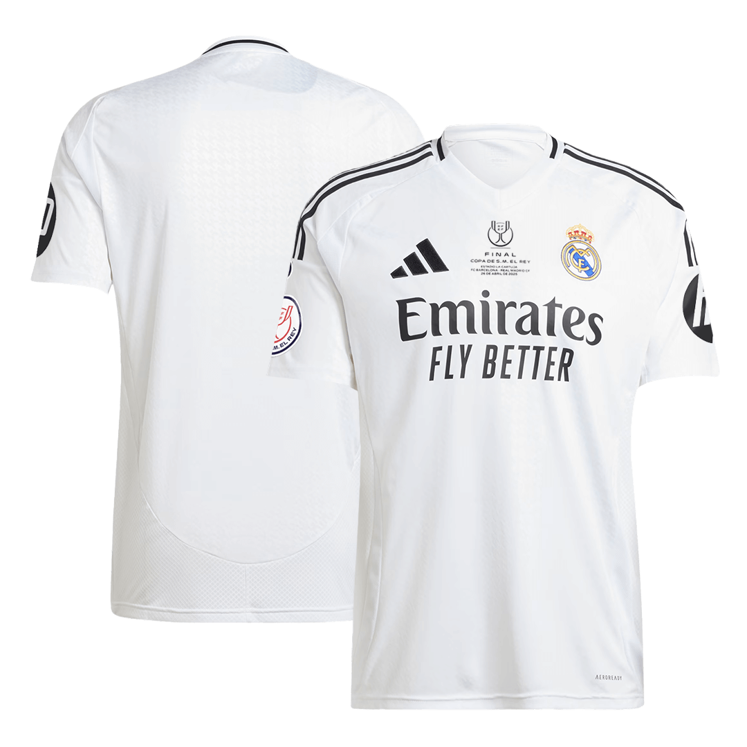 Camiseta Real Madrid Copa del Rey Final 2024/25 Home Local Hombre - Versión Hincha