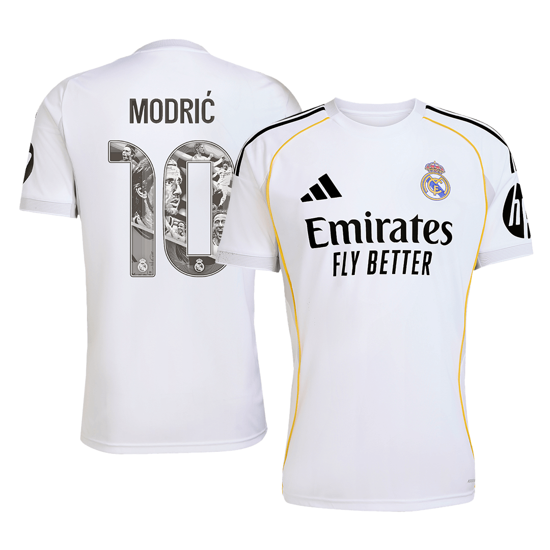 Camiseta MODRIĆ Especial #10 Real Madrid 2025/26 Pirmera Equipación Hombre - Versión Hincha