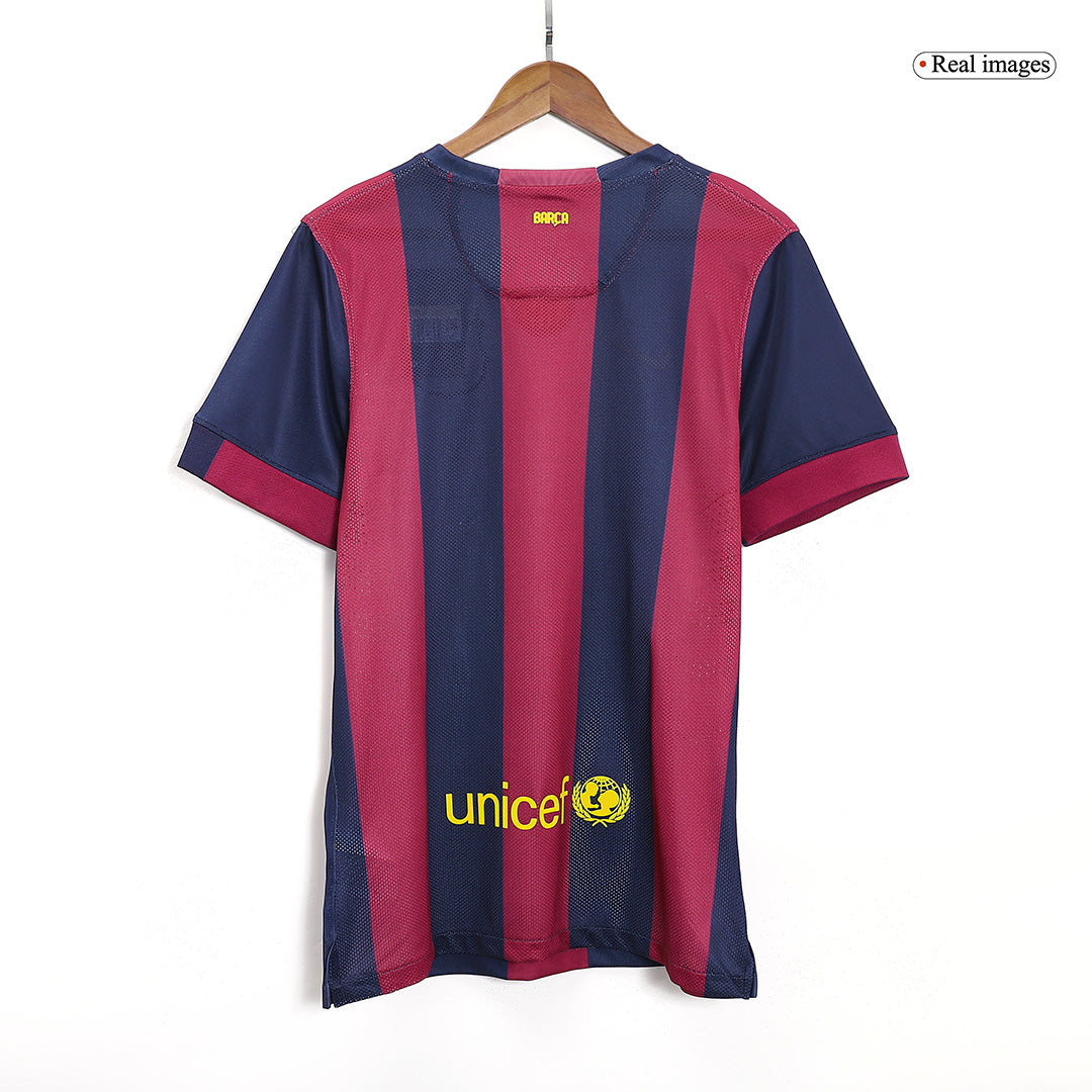 Camiseta Retro 2014/15 NEYMAR JR #11 Barcelona Primera Equipación