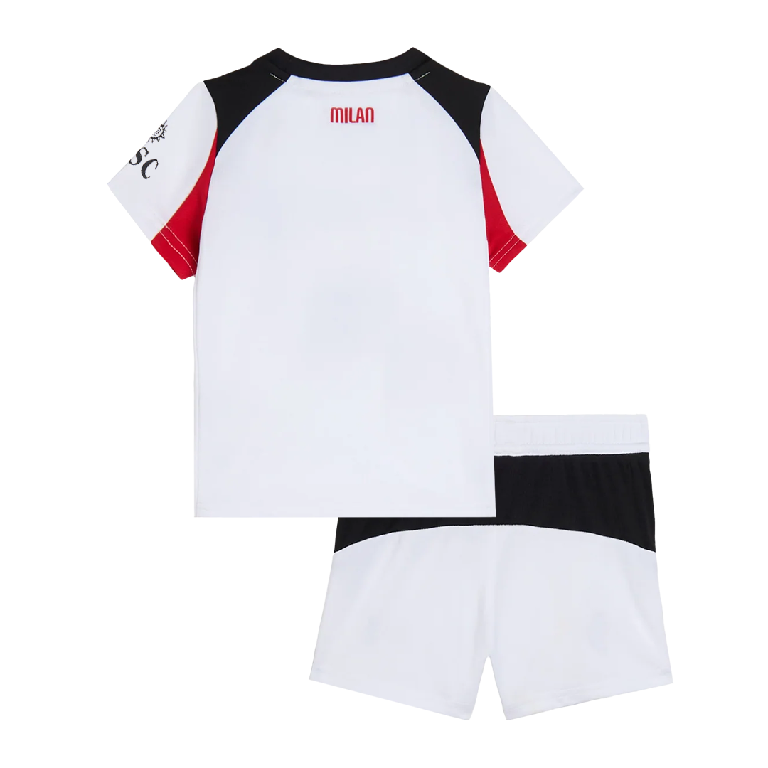 Conjunto Infantil AC Milan 2025/26 Segunda Equipación Kids