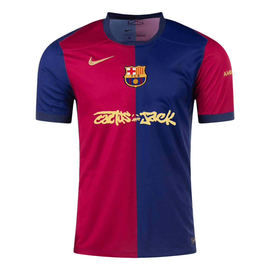 Camiseta Barcelona X Travis Scott 2024/25 Home Local Hombre - Versión Hincha