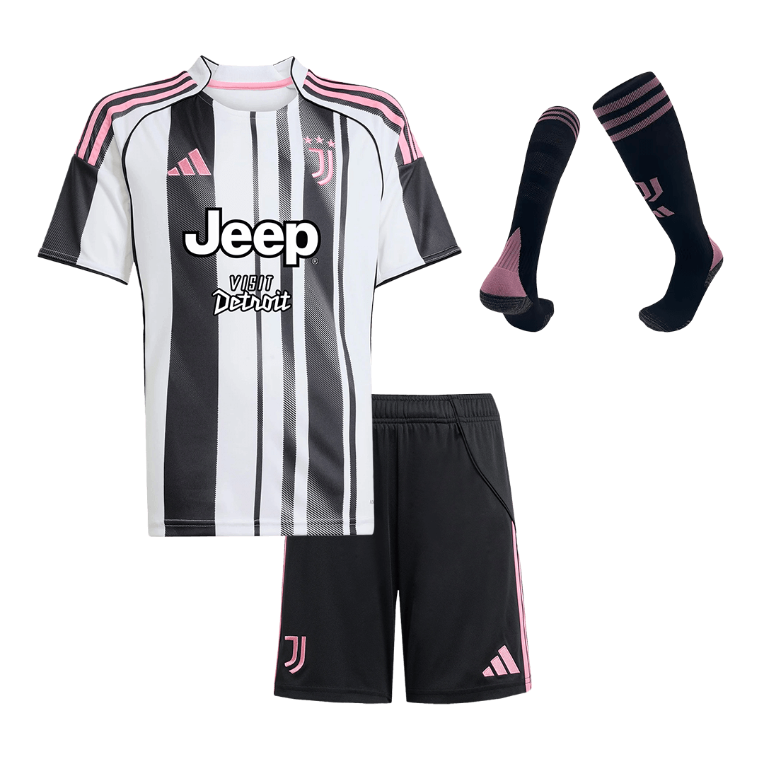 Conjunto Infantil Completo Juventus 2025/26 Primera Equipación Kids