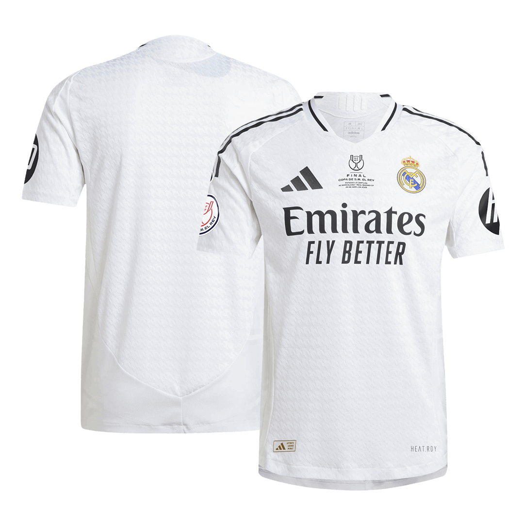 Camiseta Real Madrid Copa del Rey Final 2024/25 Home Local Hombre - Versión Jugador