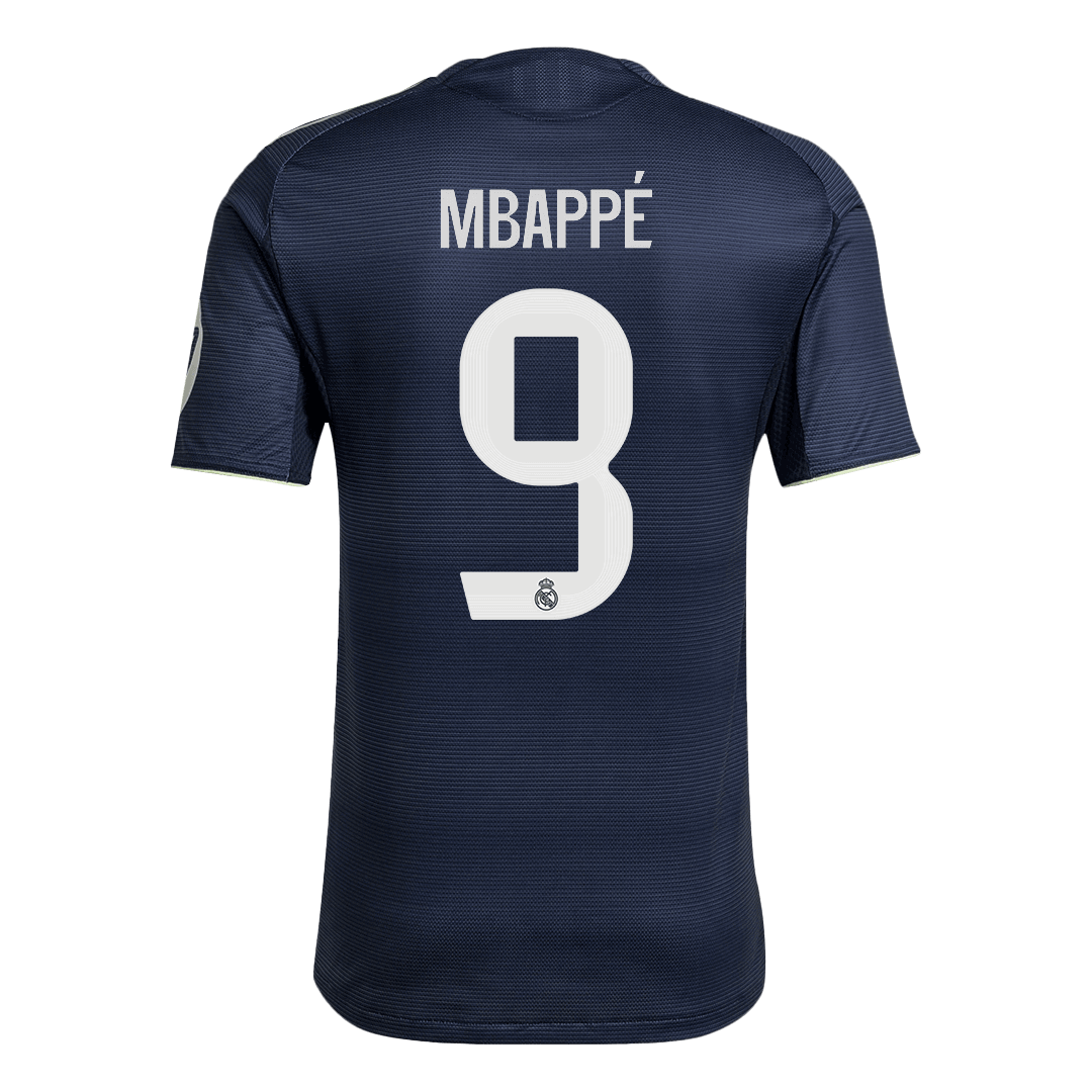 Camiseta Auténtica MBAPPÉ #9 Real Madrid 2025/26 Segunda Equipación-Versión Jugador