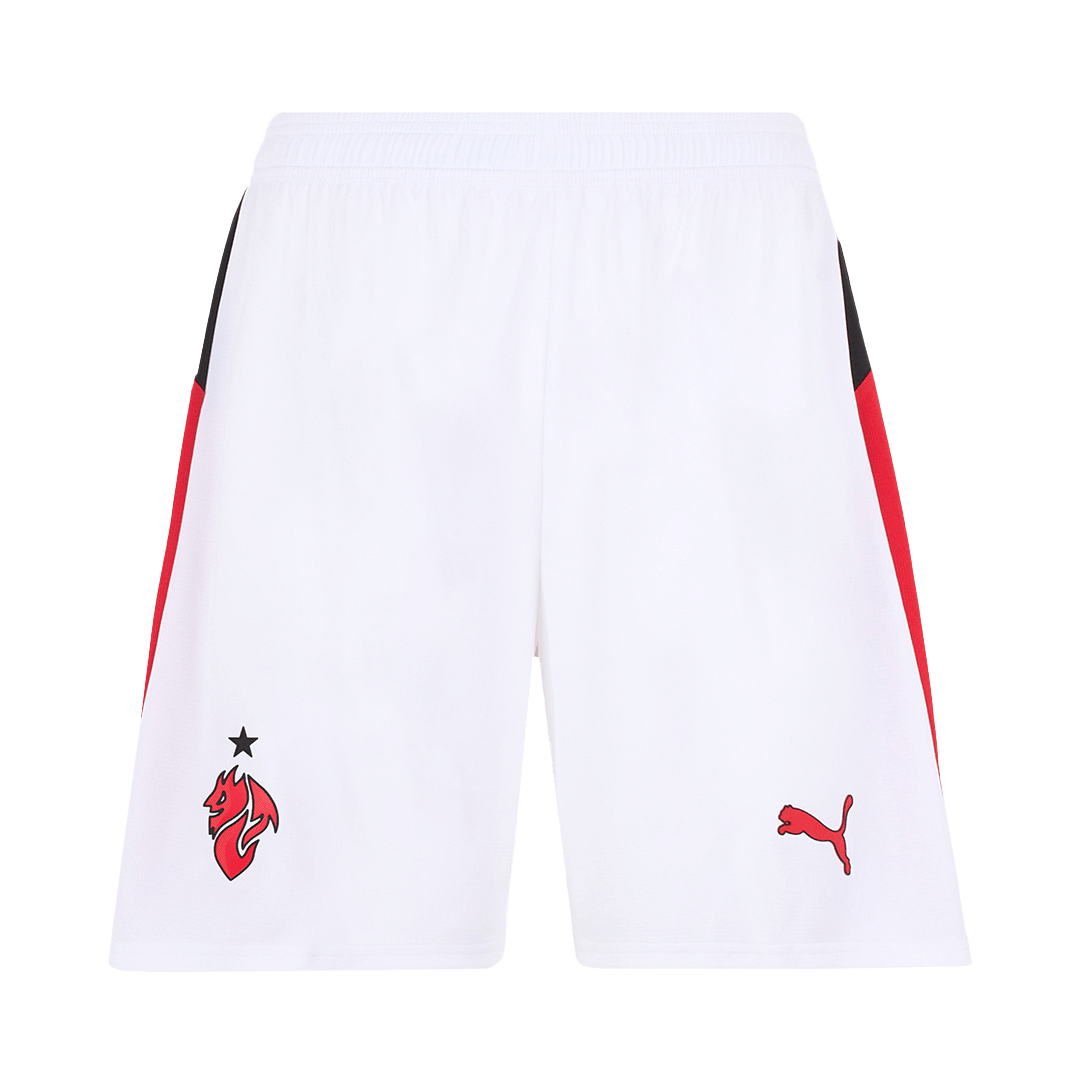 Pantalón Corto AC Milan 2025/26 Segunda Equipación Hombre