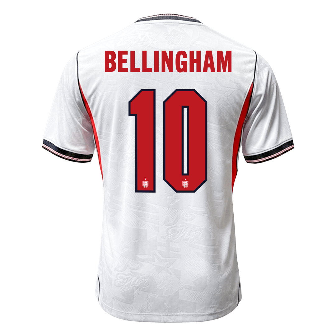 Camiseta Auténtica Bellingham #10 Inglaterra 2026 Primera Equipación Copa del Mundo - Versión Jugador - Vista 8