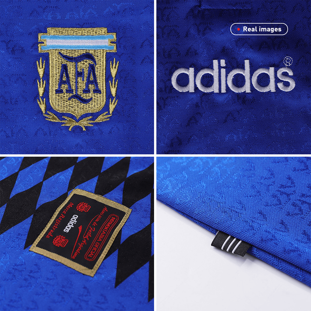 Camiseta Retro 1994 #10 Argentina Segunda Equipación Hombre-Versión Hincha