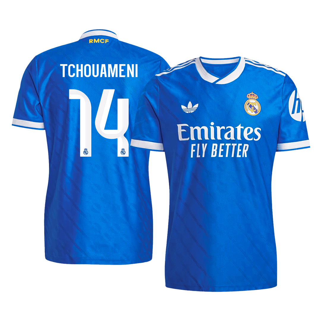 Camiseta Auténtica TCHOUAMENI #14 Real Madrid 2025/26 Tercera Equipación -Versión Jugador